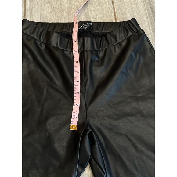 Generation Live Black Vegan Leather Leggings size XS - Picture 6 of 9